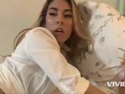 Latin girl Camille gets seduced by the exchange student's program director 9/16