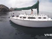 Megan Rain gets fucked by stepdad on his boat 1/16