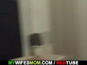 He bangs old bag and his wife comes in 16/16