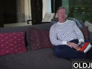 Natural Doggystyle and Deepthroat Sex with Gray haired old man 3/16