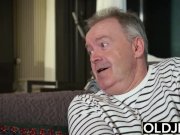 Natural Doggystyle and Deepthroat Sex with Gray haired old man 4/16