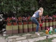 A lost chauffeur ends up in the garden of a hot russian slut 2/16