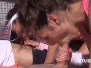 An innocent Tennis game ends in a double fuck 16/16