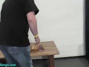 busty babe Ashley Cum Star in a real gangbang 1/16