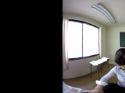 ZENRA VR Japanese teacher Madoka Kouno blowjob 3/16