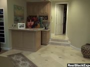 RealBlackExposed - Monique works out in the nude and gets BJ as a reward. 1/16