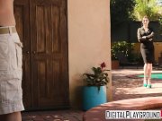 Tending The Bush - Naughty housewife fucks house boy 2/16