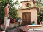 Tending The Bush - Naughty housewife fucks house boy 3/16