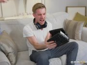 Angry gamer fucks his stepmom Cathy Heaven - Brazzers 2/16
