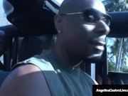 Cuban Queen Angelina Castro Fucks Big Black Cock Everywhere! 5/16