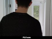 FILF - Athletic redhead mom Savana Styles gives her stepsons cock a workout 1/16