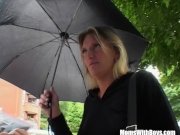 Blonde Milf In Sexy Stockings Fingered And Fucked 1/16