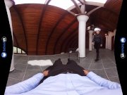 VR Porn Alegra Takes Off Her Clothes And Rides Your Cock BaDoinkVR 1/16