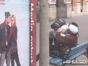 Beautiful Simony Diamond sucks a big cock while cheating her boyfriend 3/16