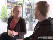 Hot Vivien Blonde gives a blowjob 4/16