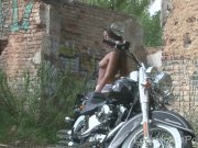 Tanned angel adores getting watched as she strips 14/16