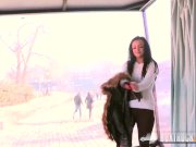 Amazing Daphne Klyde's having passionate sex in our truck 4/16