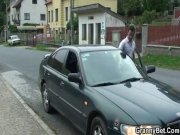 Granny is picked up and doggystyled 4/16