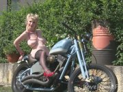 Her boyfriend's bike made her very horny 14/16
