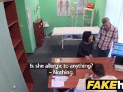 Fake Hospital Czech doctor cums over horny cheating wifes tight pussy 3/16