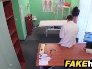 Fake Hospital Czech doctor cums over horny cheating wifes tight pussy 4/16