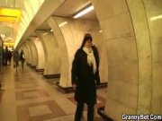 Mature fatty gets picked up and doggy-fucked 2/16