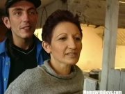 Brunette Lady Farmer Hairy Pussy Barn Fucked 3/16