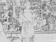 London shows her natural titties 3/16