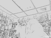 London shows her natural titties 4/16