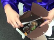 London shows her natural titties 7/16