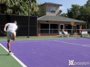 PASSION-HD Petite blonde Bella Rose fucks tennis instructor 2/16