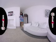 Busty Reny with voluptuous curves shows her gigantic boobs 1/16