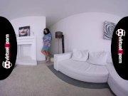 Busty Reny with voluptuous curves shows her gigantic boobs 2/16