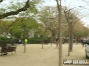 Hot Julia Roco and Sicilia Play with a Realistic Dildo in Public 1/16