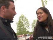 Amazing Alice Axx uses a Vibrator while Getting Fucked in Public 2/16