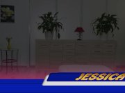 Wetandpuffy - Kinky babe Jessica Diamond enjoys vibrator play 4/16