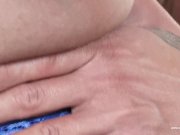 Perfect titted brunette Nia Black in stockings fingering wet pussy 6/16