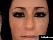 Freckled Face Princess Its Cleo Teases You Nude In Her Bed! 7/16