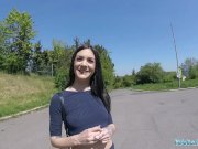 Public Agent Amazingly sexy ass rides big cock in a public place 3/16