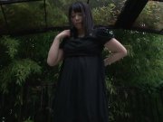 Subtitles CMNF Ai Uehara strips nude outdoors 2/16