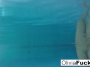 Olivia Austin in the pool 11/16