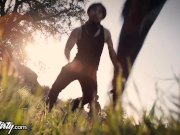 Luna Star Caught and Fucked by Dirty Border Cop! 2/16