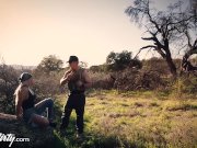 Luna Star Caught and Fucked by Dirty Border Cop! 3/16