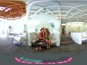 VRHUSH Hot blonde chick Chloe Amour takes a hard cock ride 2/16