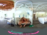 VRHUSH Hot blonde chick Chloe Amour takes a hard cock ride 7/16