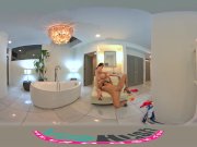 VRHUSH Big boobs Darcie Dolce and Tara Morgan lesbian time 10/16