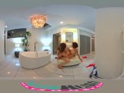 VRHUSH Big boobs Darcie Dolce and Tara Morgan lesbian time 14/16