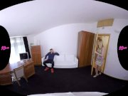 18VR Chrissy Fox Gets Job Via Threesome Fuck VR Porn 1/16