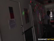 Ebony Yara Skye's First Experience At Gloryhole 2/16