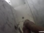 London Keyes takes a  shower 13/16